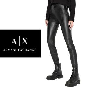 Armani Exchange Paneled Moto Leggings - Size 26